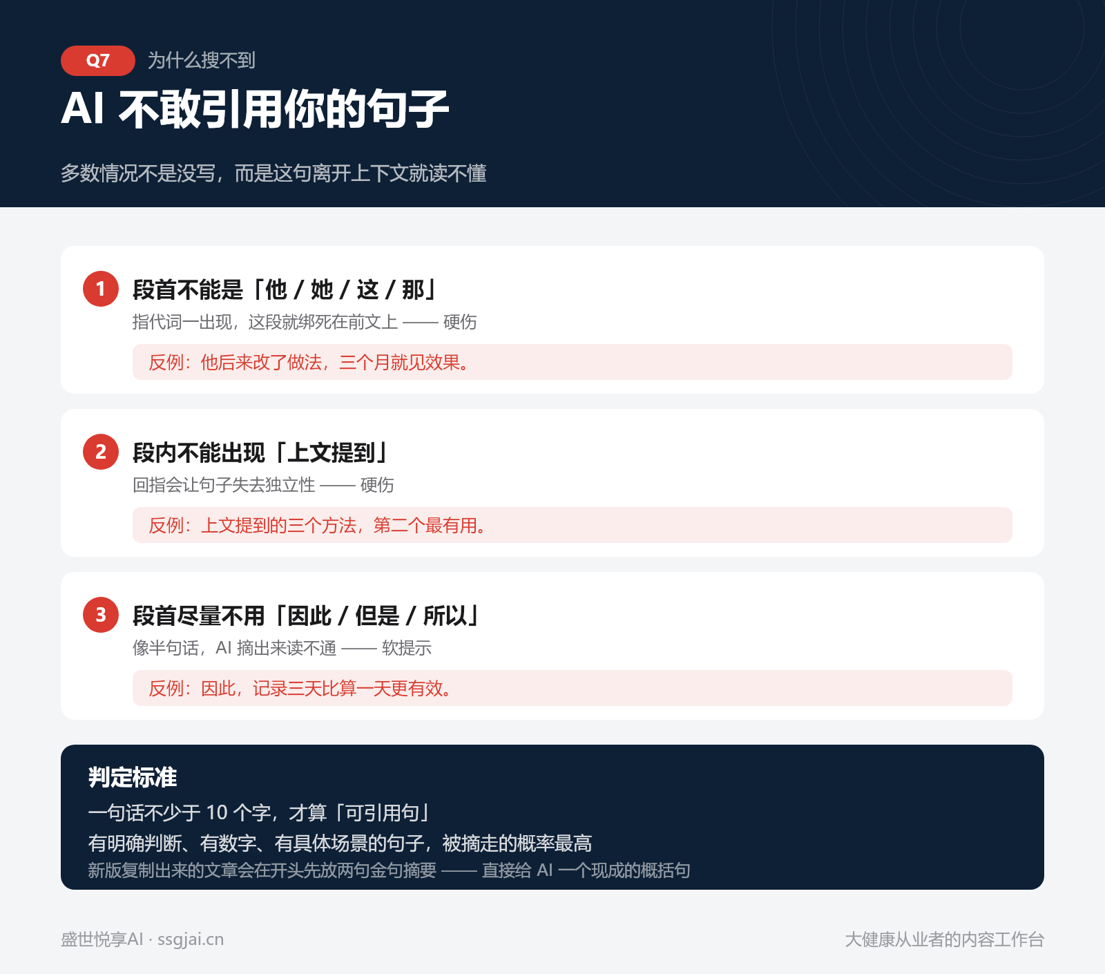 AI 为什么不敢引用你的句子